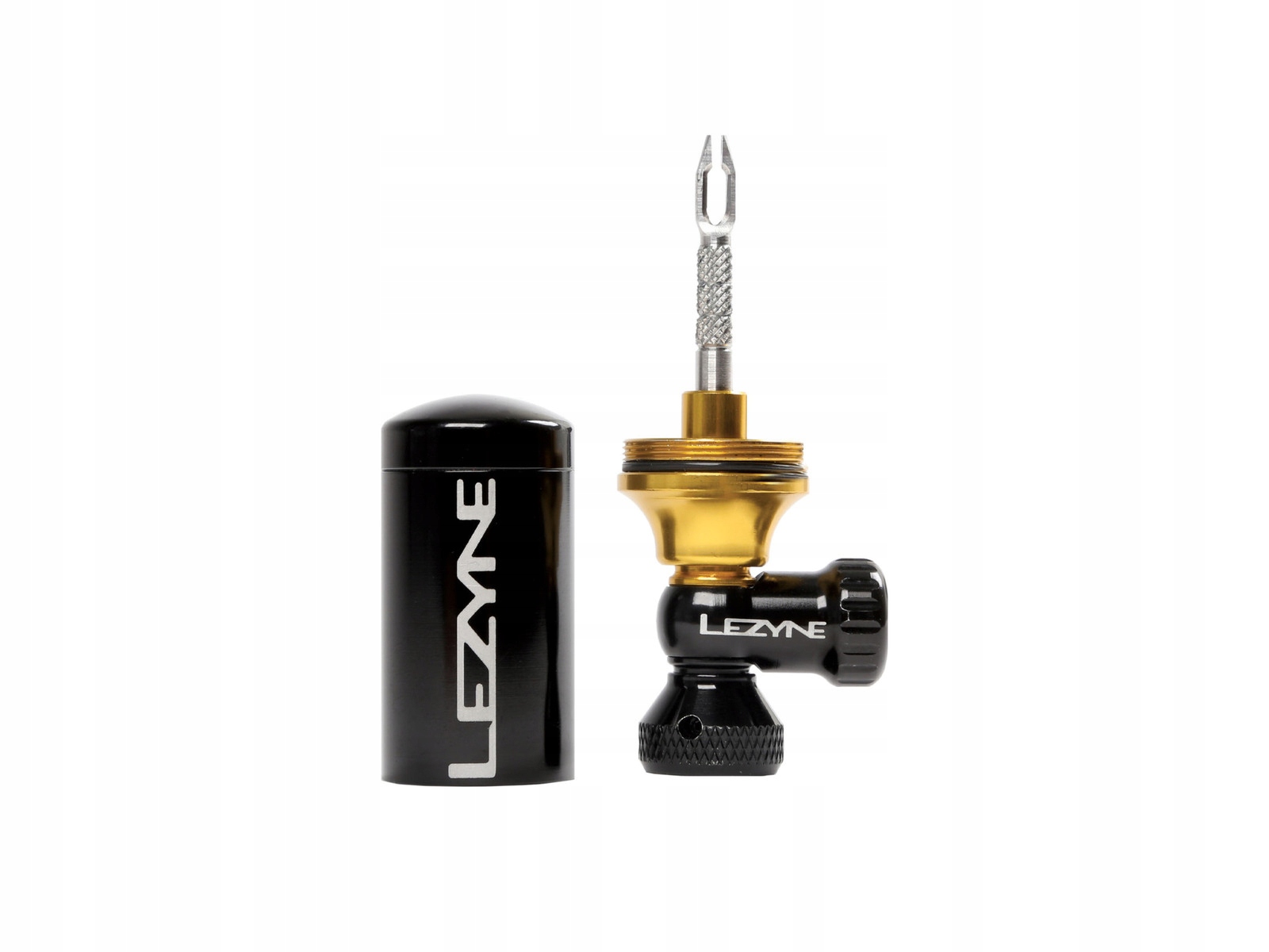 Zestaw naprawczy Lezyne Tubeless CO2 Blaster czarny/złoty, bez nabojów Co