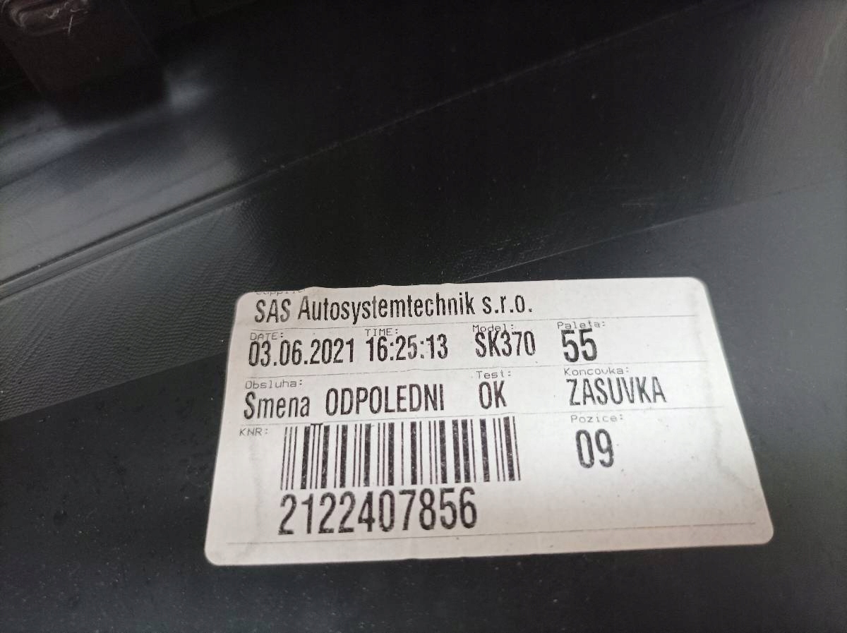 TUNEL central armrest Skoda Scala and (2019-)
