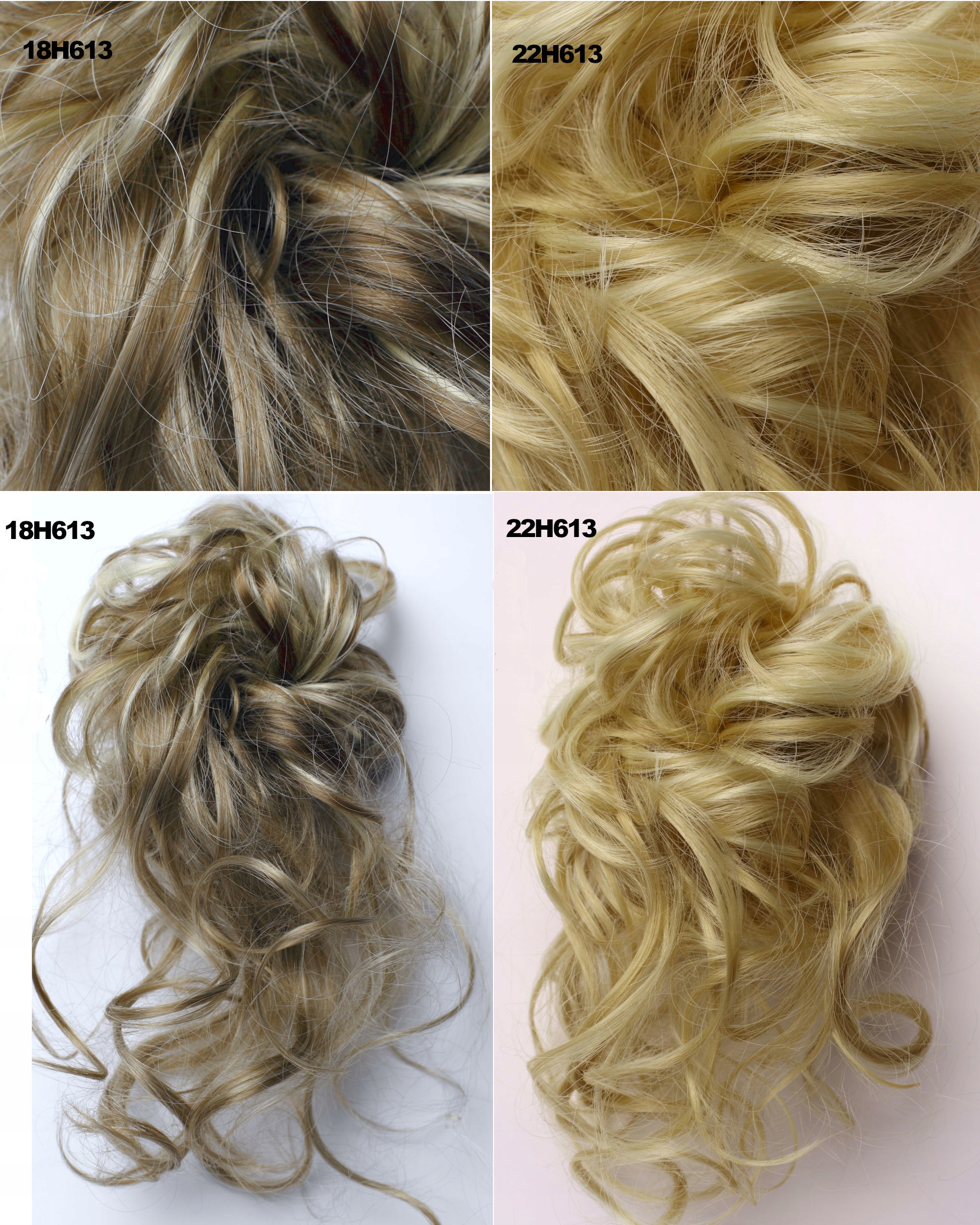 DOCZEPIANY KOK na gumce GĘSTY treska DOPINKA loki Rodzaj damska