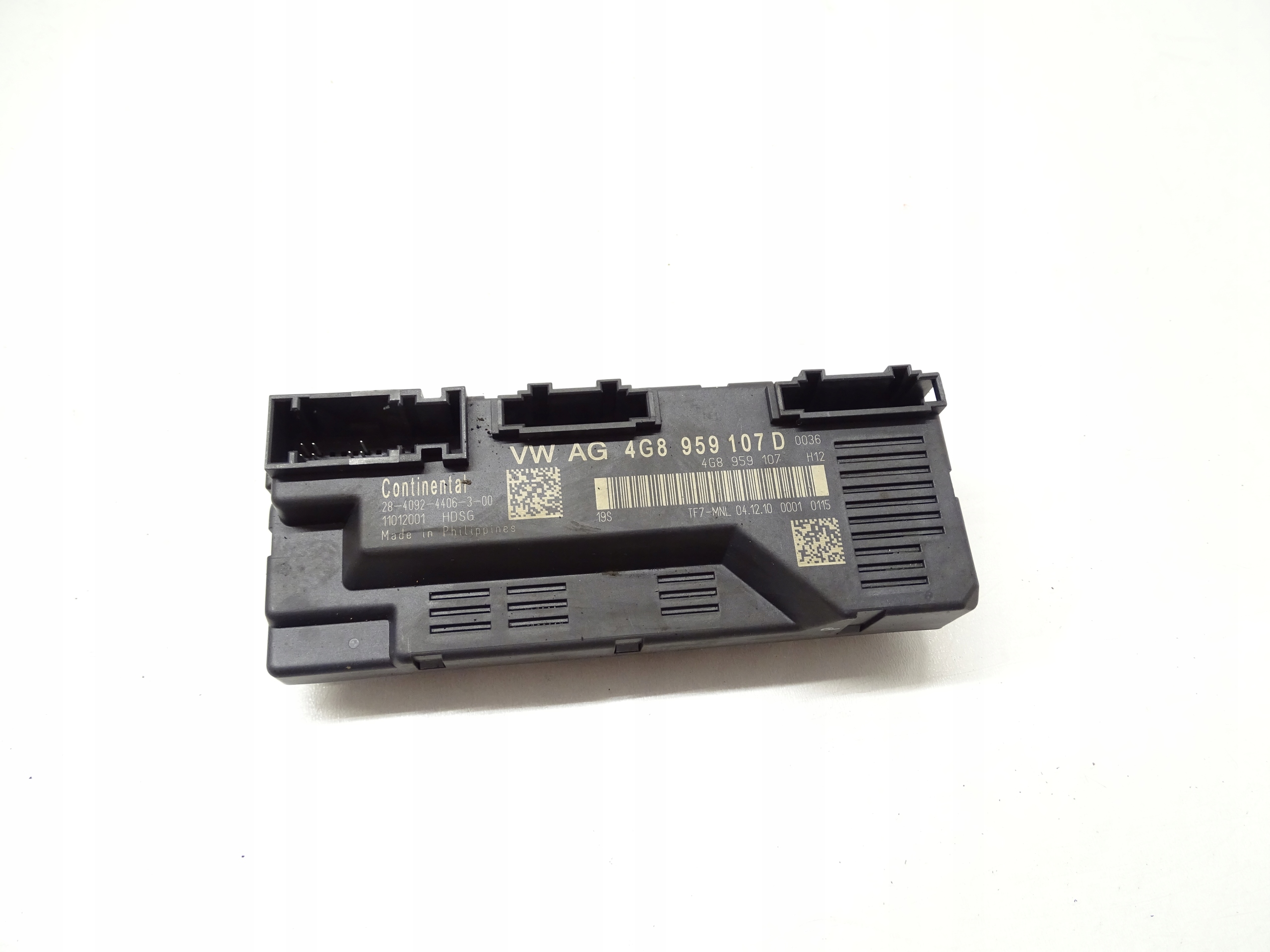 module computer control unit bonnet rear part of the rear boot AUDI A7 4G 4G8959107D