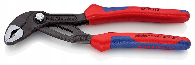 Nastavitelné kleště na trubky Knipex Cobra 180 mm 87 02 180