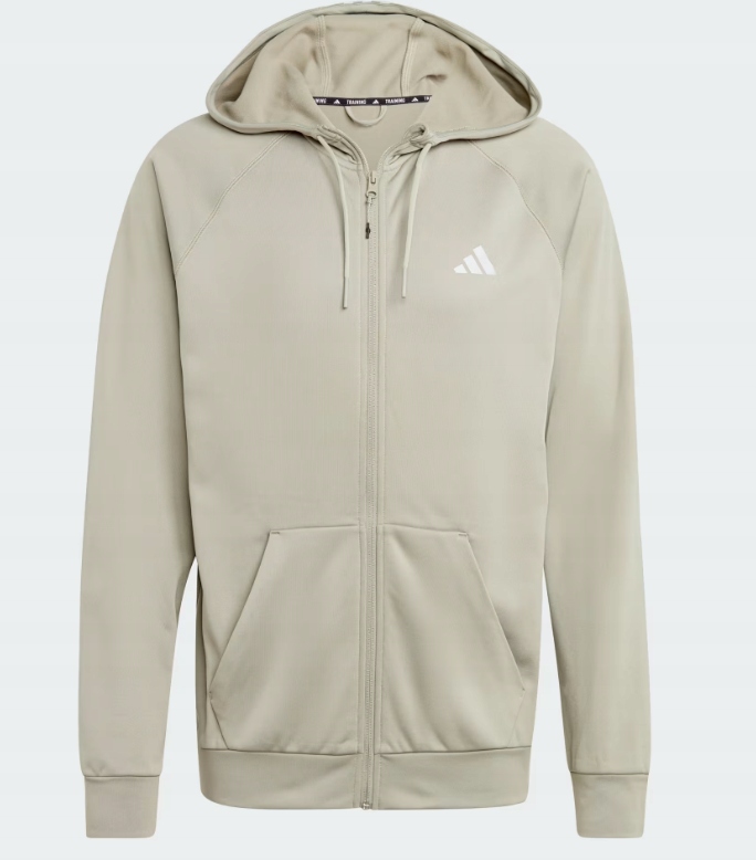 Pánská tepláková mikina na zip s kapucí Adidas IW8395 zelená