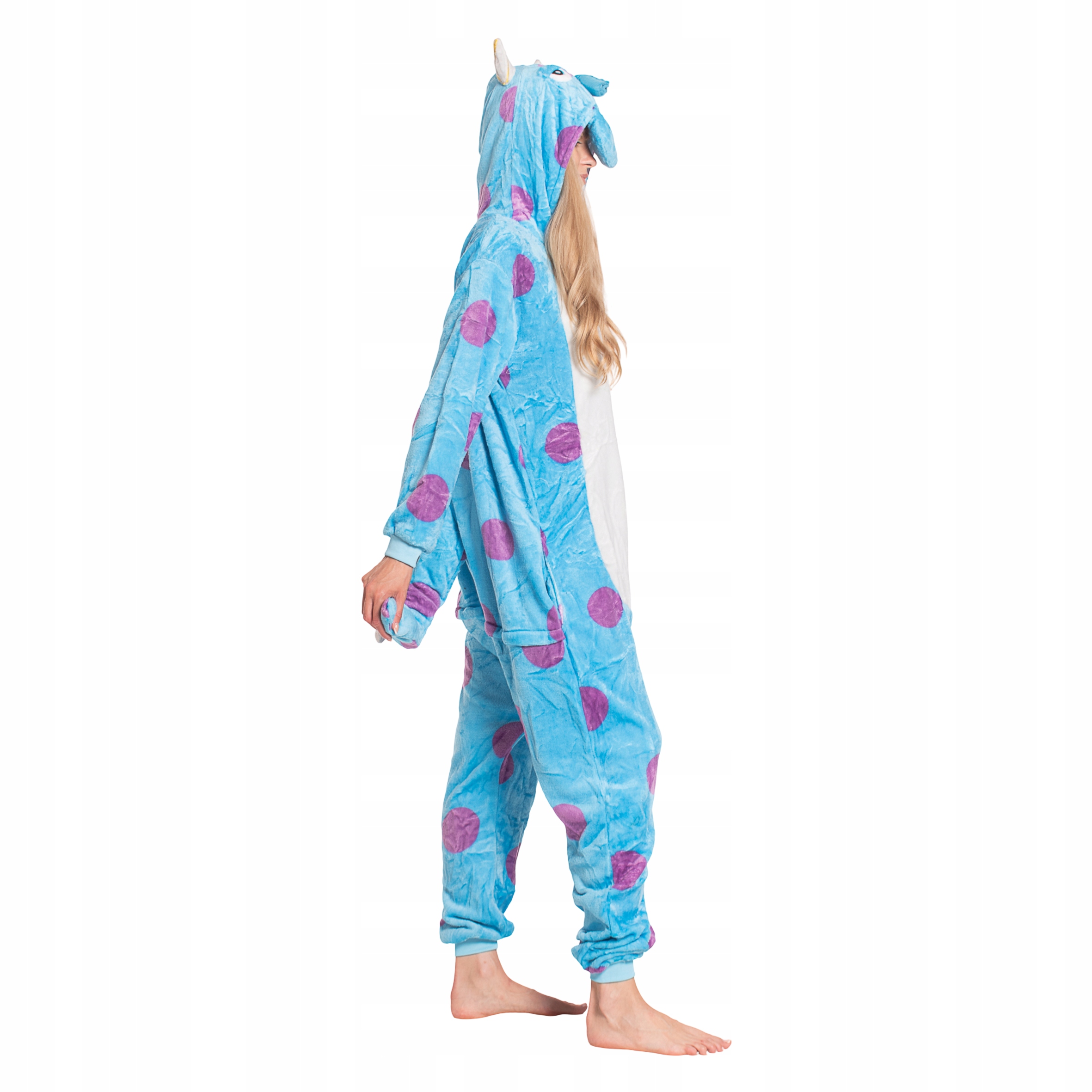 Dámské pyžamo kombinéza Kigurumi Onesie kostým Sulivan modrý 155-165 M