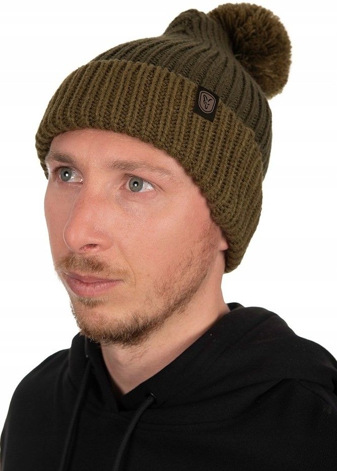 Czapka Zimowa Fox Bobble Heavy Olive