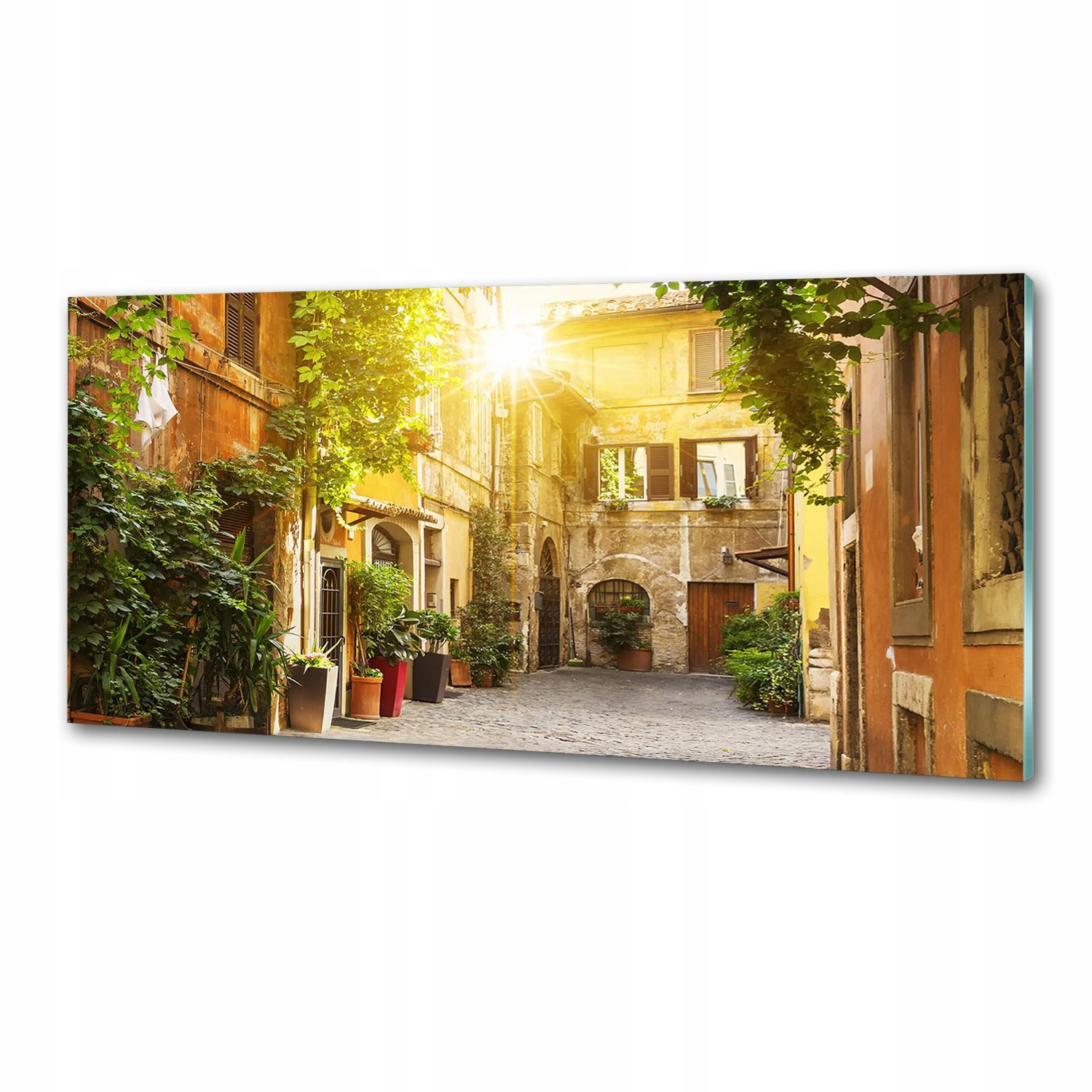 Panel do kuchyne Talianske uličky 125 x 50 cm Lepidlo