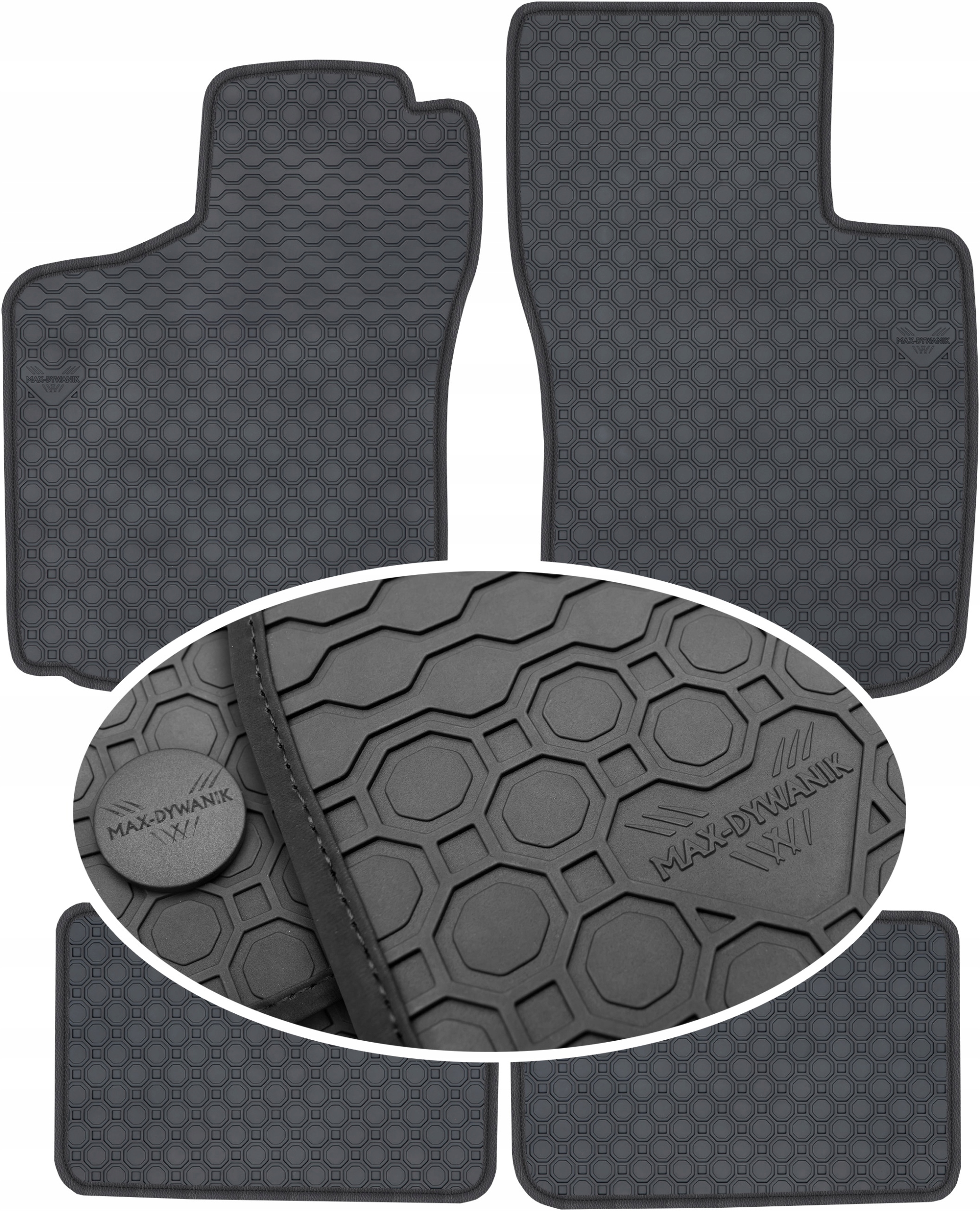 Opel Corsa B 1993-2000 Gumový koberec PrimeLiner čierny