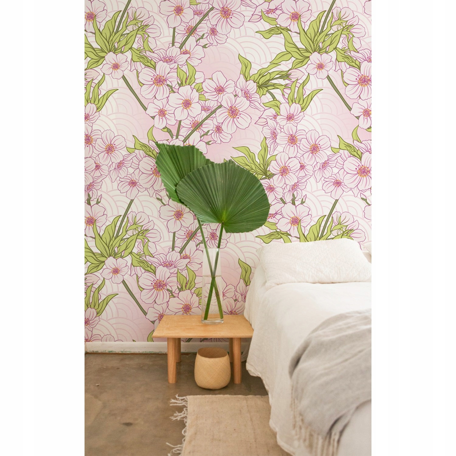 

Fototapeta do salonu Wiśnia kwiaty boho 104x70 cm