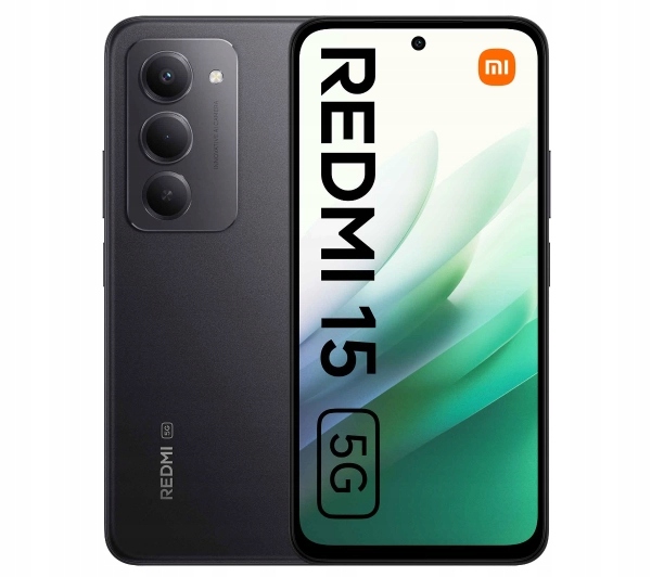 Chytrý telefón Xiaomi Redmi 15 5G, 4GB/128GB, Midnight Black
