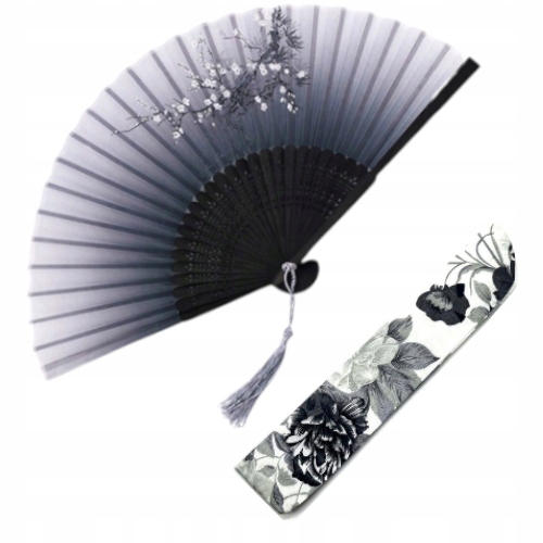 WACHLARZ SKŁADANY JAPOŃSKI DREWNIANY NA PREZENT