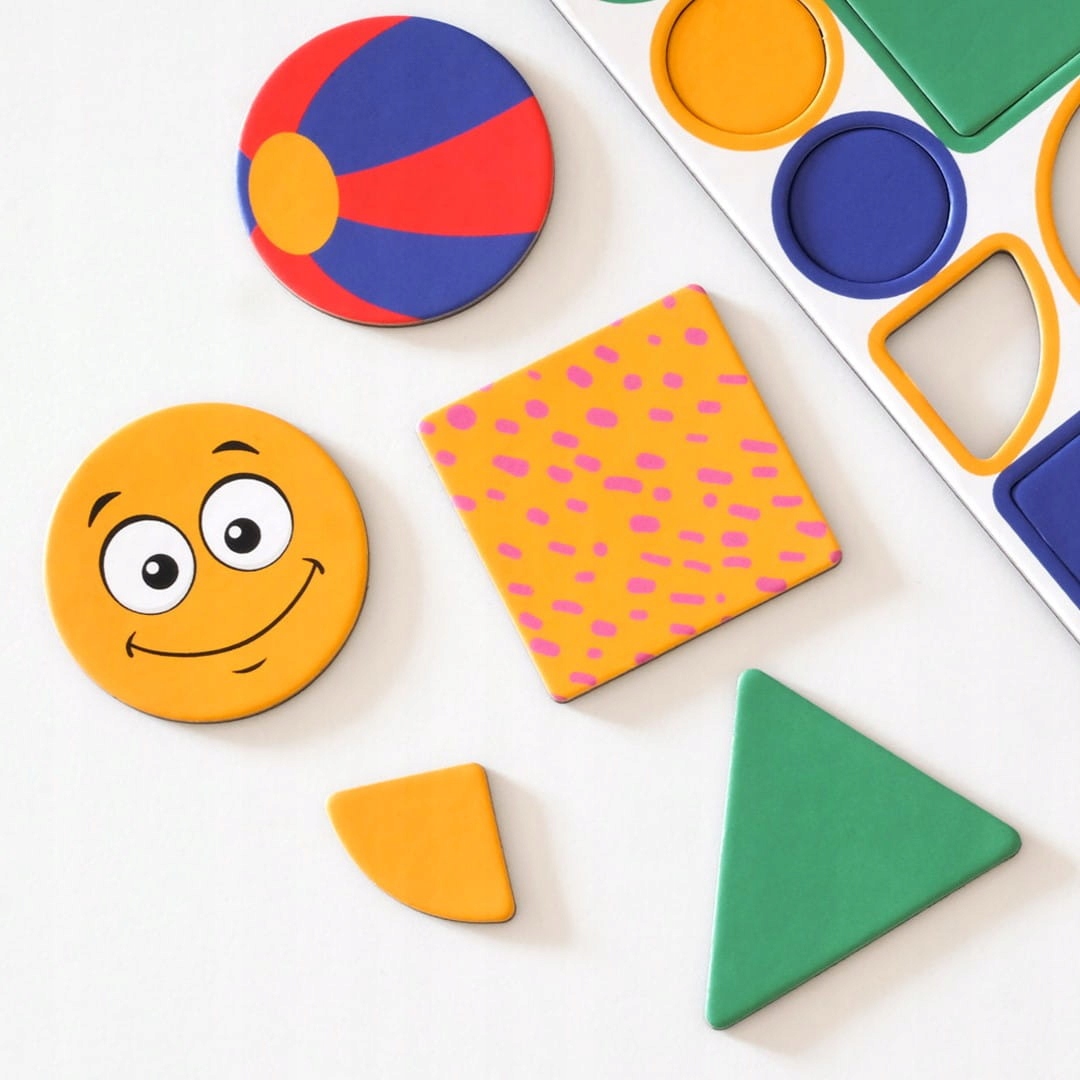 

Zestaw 48 magnesy kształty montessori klasyczne