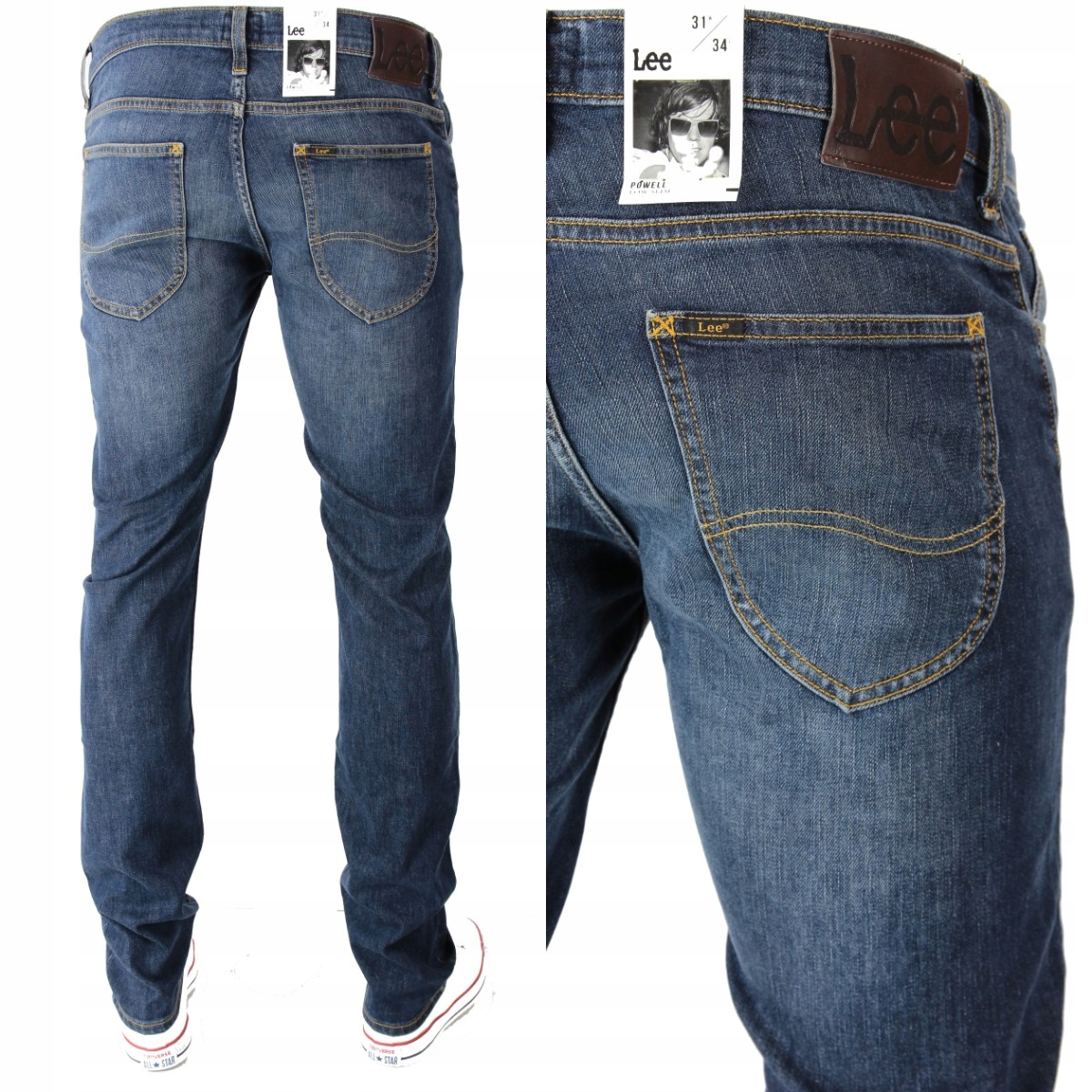 

Lee Powell Low Slim Jeansy _ W28 L32
