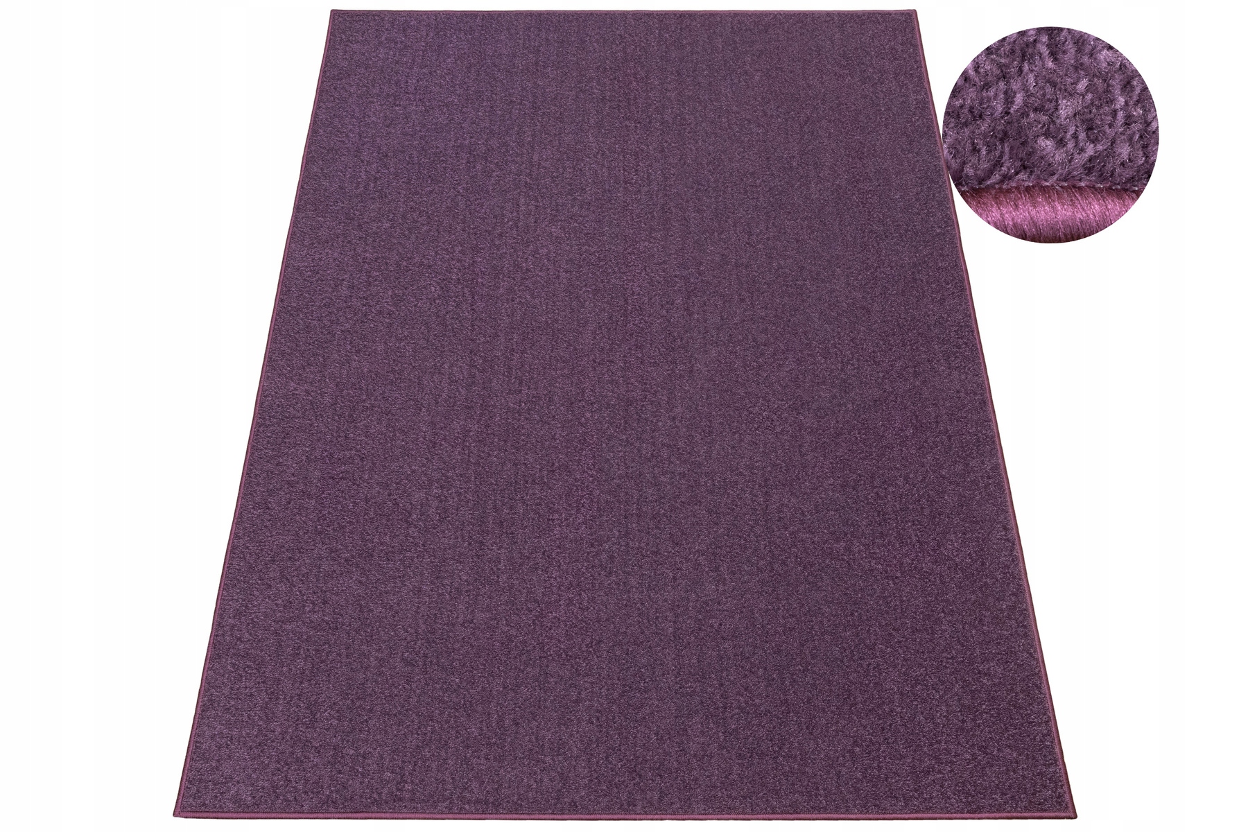 Dywan Do Salonu Modny Fioletowy Dynasty Na Wymiar Na Filcu 100x200 cm