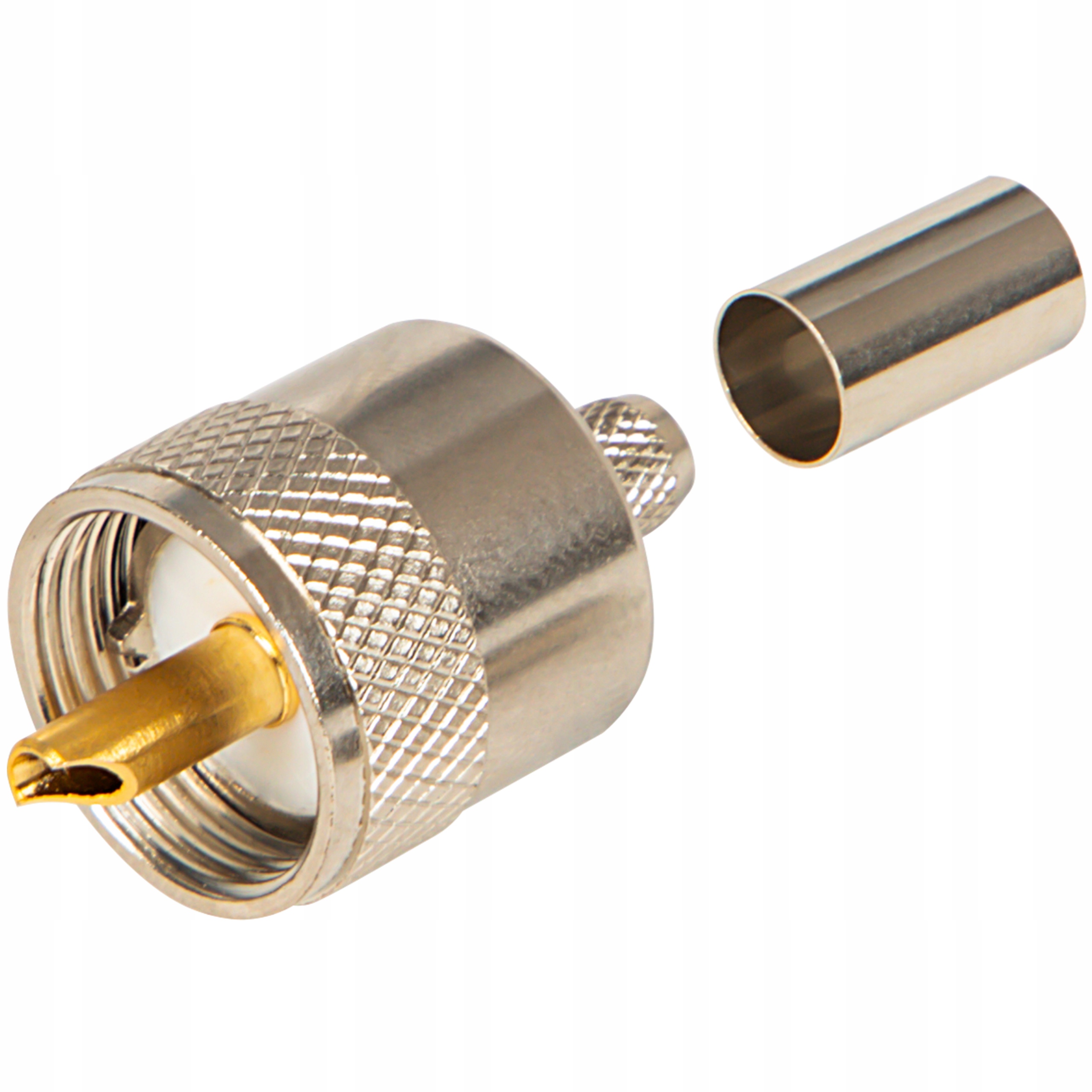 WTYK DO CB RADIA UHF UC1 RG59 Z TULEJKĄ NAKRĘCANY