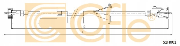 трос Cofle 92.S1H001
