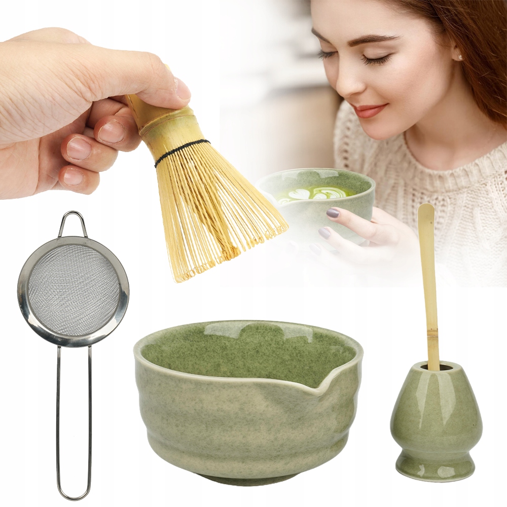 Matcha Zestaw Do Herbaty, 5-CZĘŚCIOWY Zestaw Trzepaczek Do Herbaty Matcha