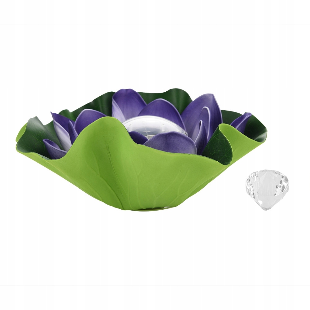 PŁYWAJĄCA LILIA WODNA LAMPKA SOLARNA LED DO WODY Liczba sztuk 1 szt.