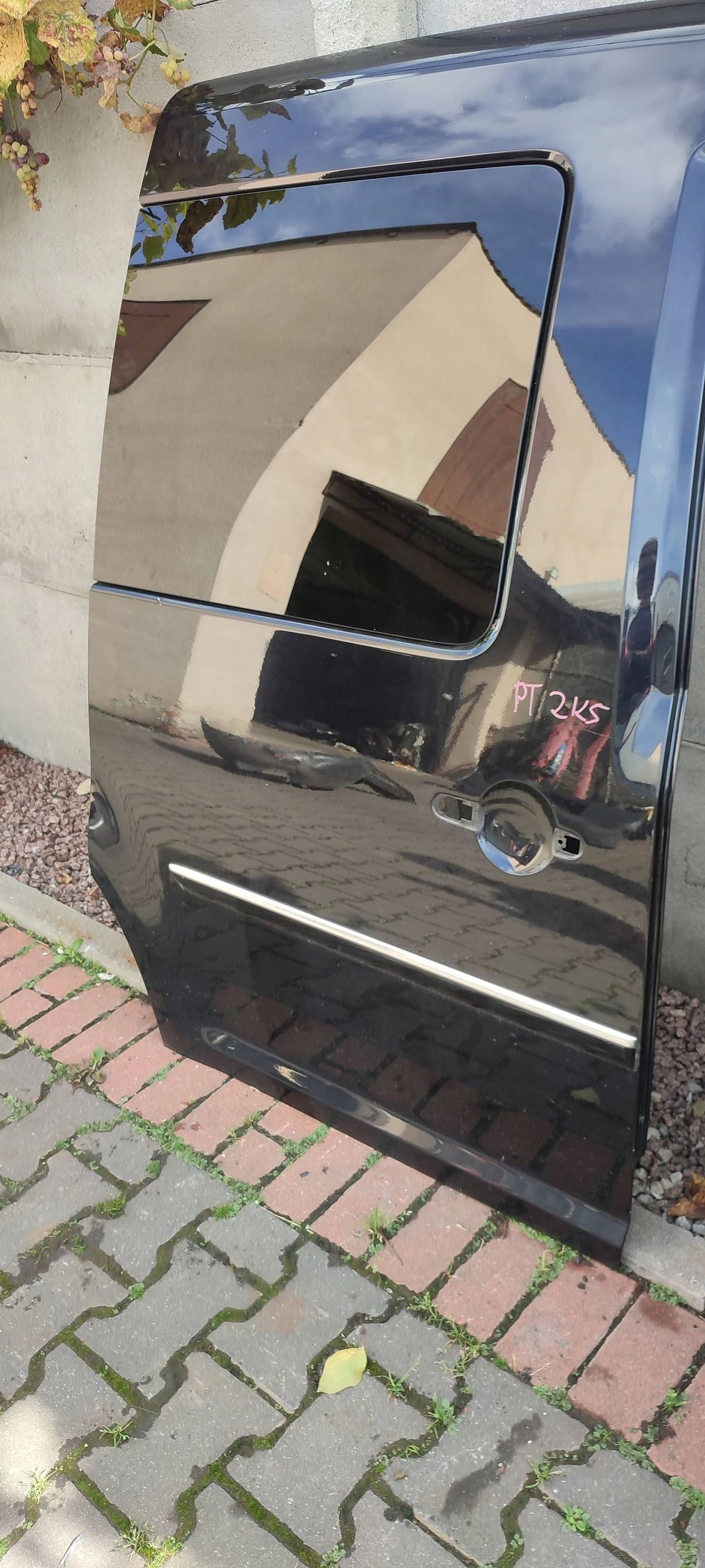 door sliding rear part side right Volkswagen Caddy
