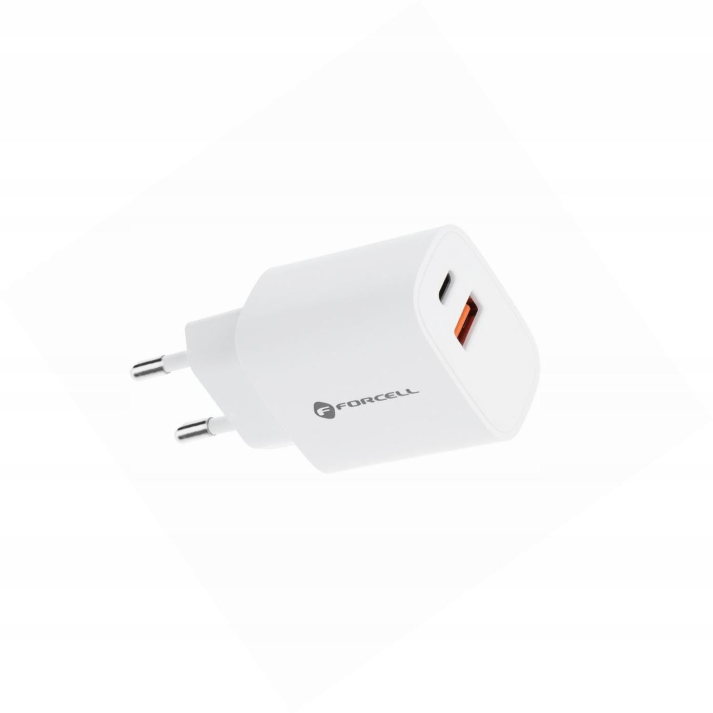 Szybka ładowarka 30W kostka 2 wejścia z kablem Usb-c do Samsung S24 Fe