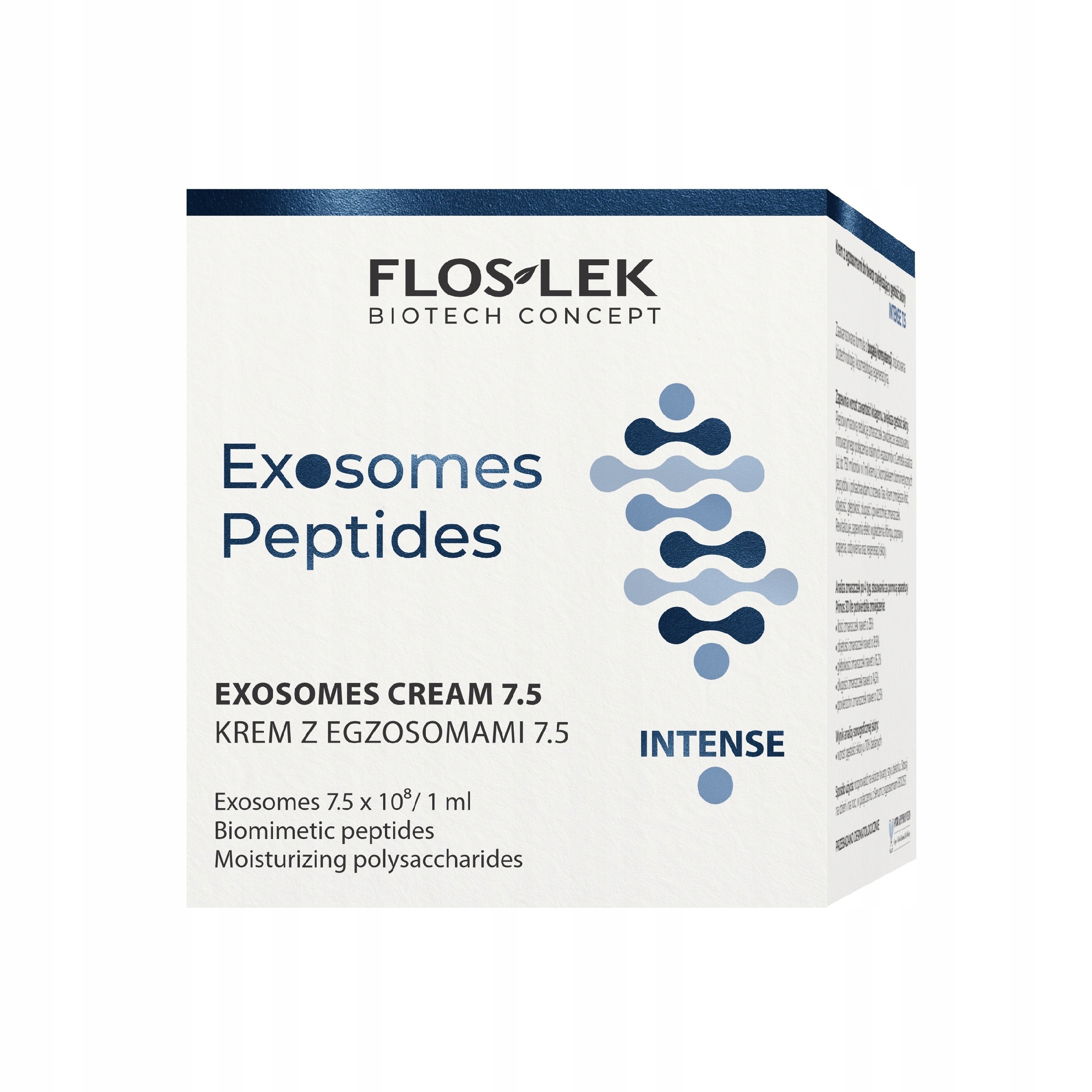 Floslek Exosomes Peptides krém s exosomy na obličej zvyšující hustotu