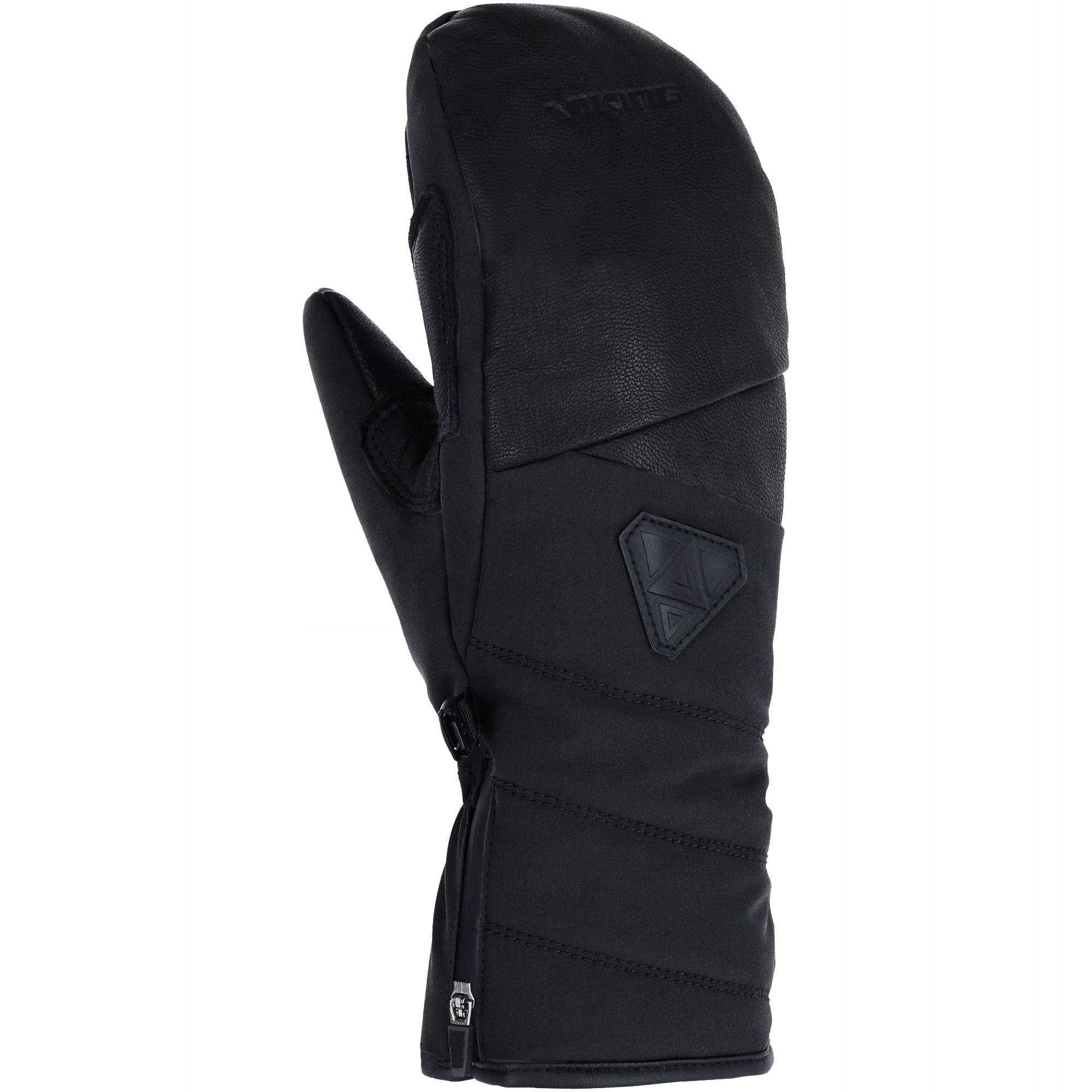 Dámské lyžařské rukavice Viking Norvika Pro Mitten černé s kůží vel. 6
