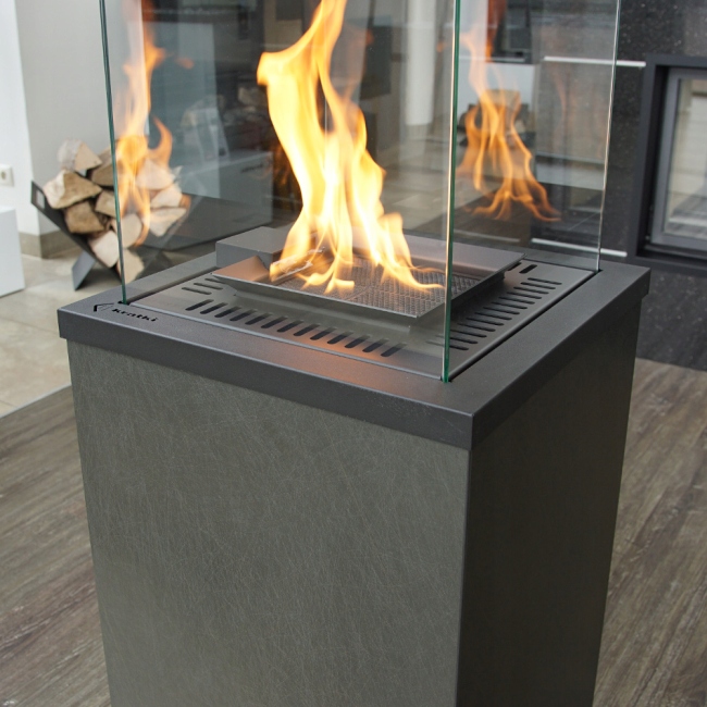 PARASOL GRZEWCZY GAZOWY OGRZEWACZ mini Spiek seta Wysokość produktu 136.6 cm