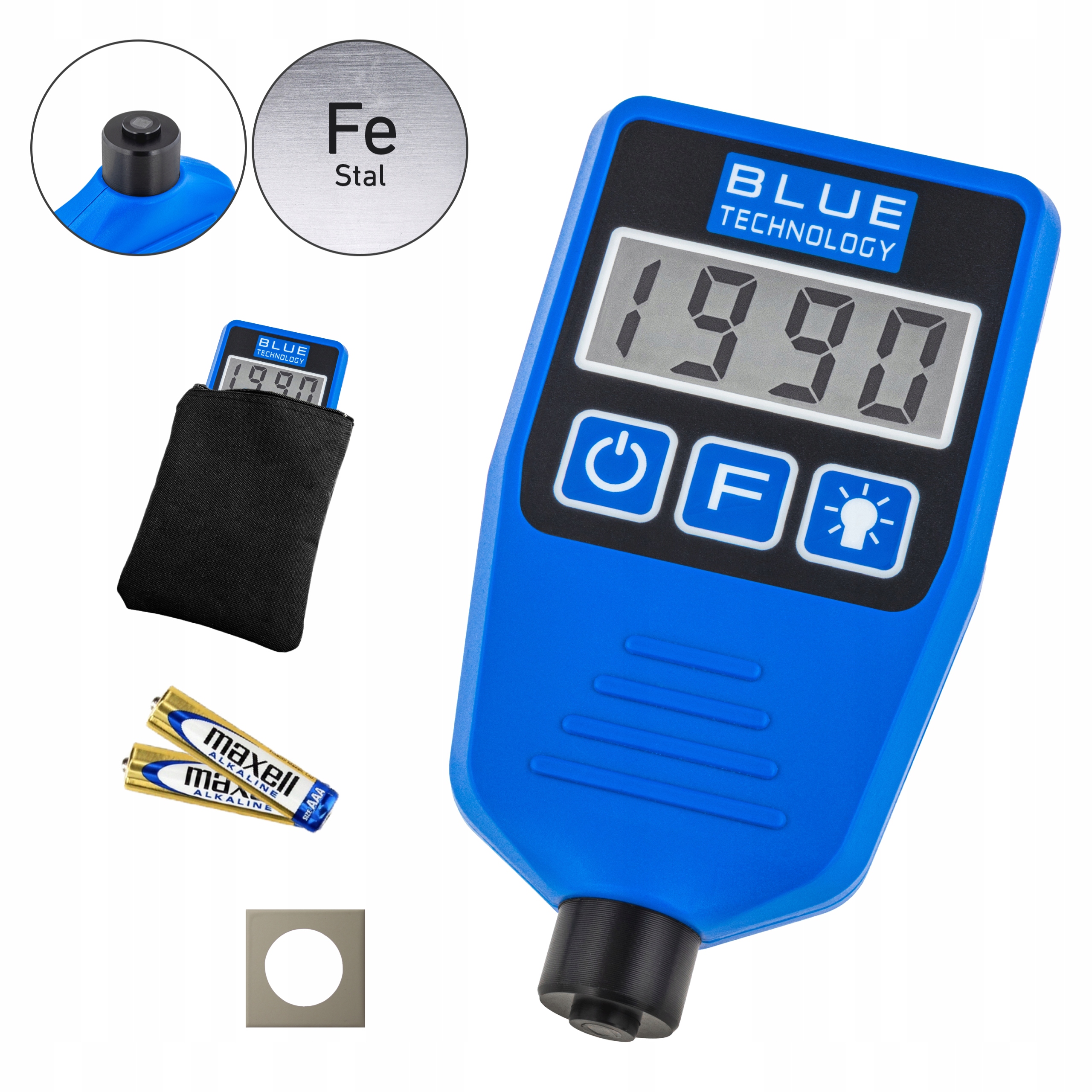 Měřič tloušťky laku Snímač Tester DX-13-FE pro ocel Přítlačná sonda