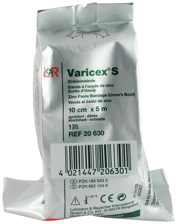 

L&r Varicex S 10cmx5m opaska z pastą cynkową