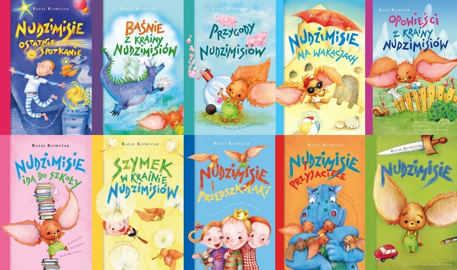 

Nudzimisie Pakiet 10 książek, Rafał Klimczak