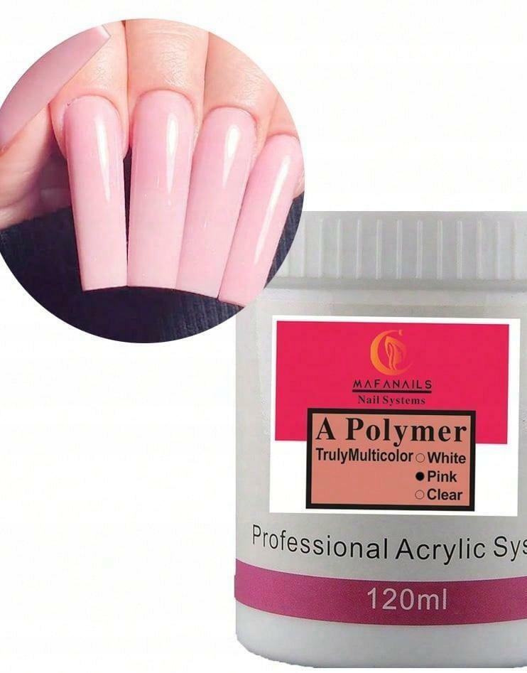 SHEIN RÓŻOWY PROSZEK AKRYLOWY DO PAZNOKCI 2HB S07__120