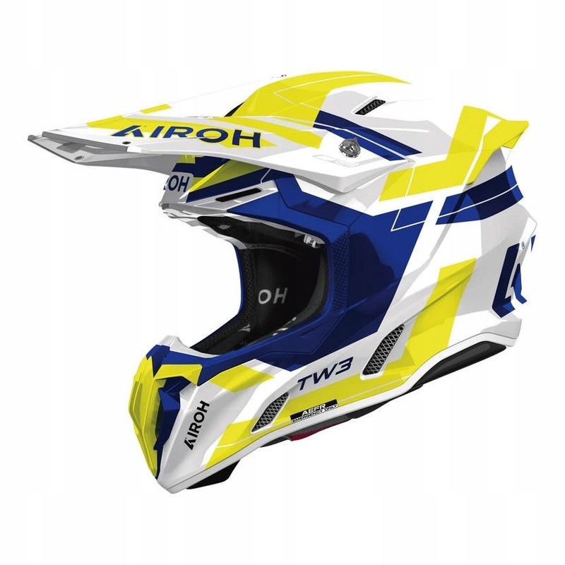 Helma Airoh Twist 3 Dynasty Blue Yellow Gloss biela modrá žltá Darčeky