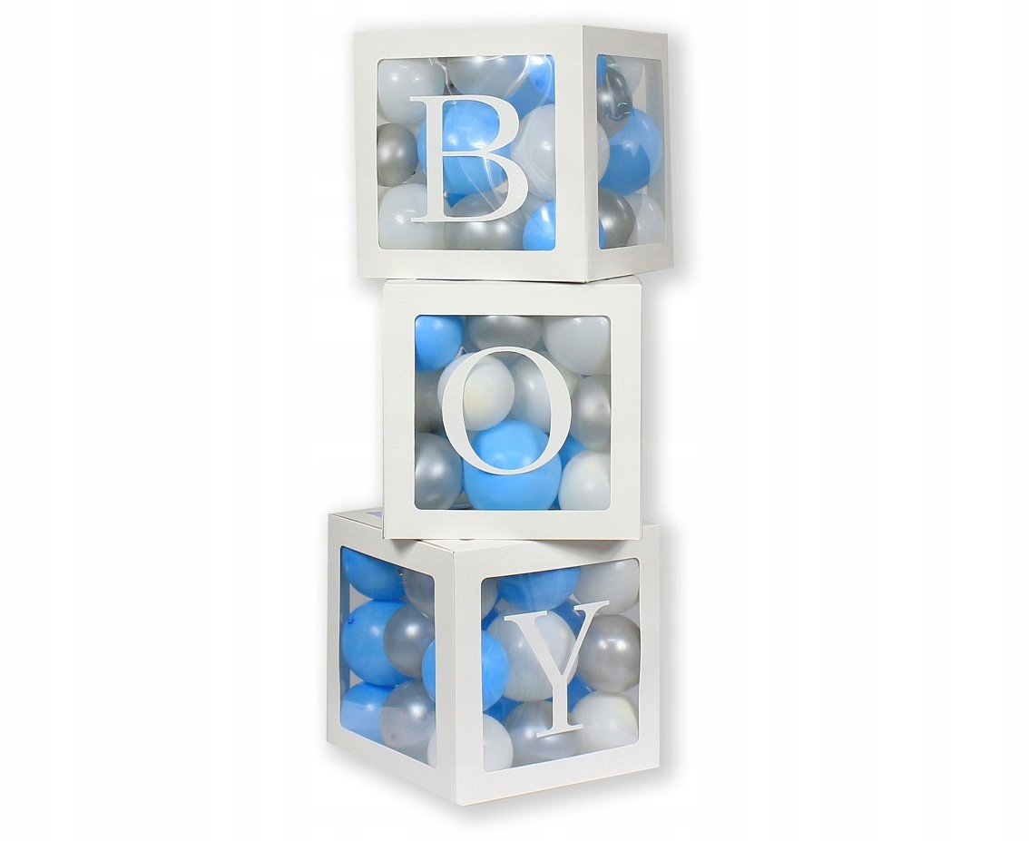 

Zestaw Pudełek na Balony Boy Urodziny Dekoracja