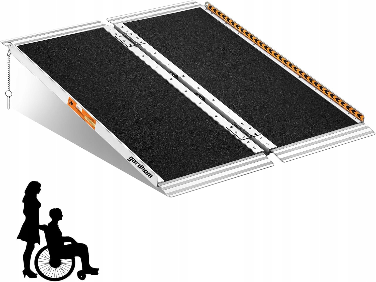 Hliníková Rampa, Příjezdová Cesta, Vozíky, Motorky 91X80X5, Přenosná, Kompaktní