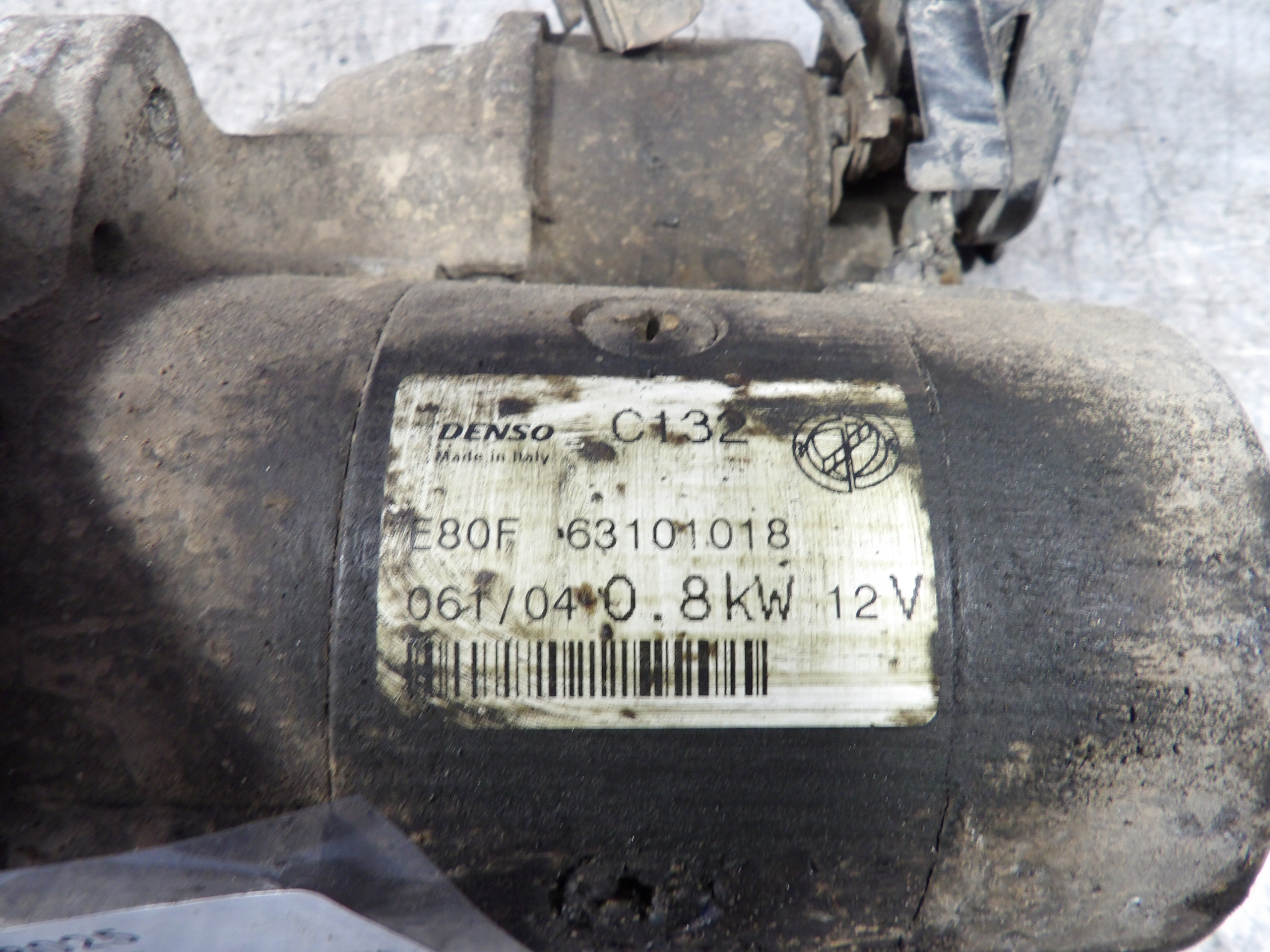 Fiat Punto II starter 63101018 C132 E80F