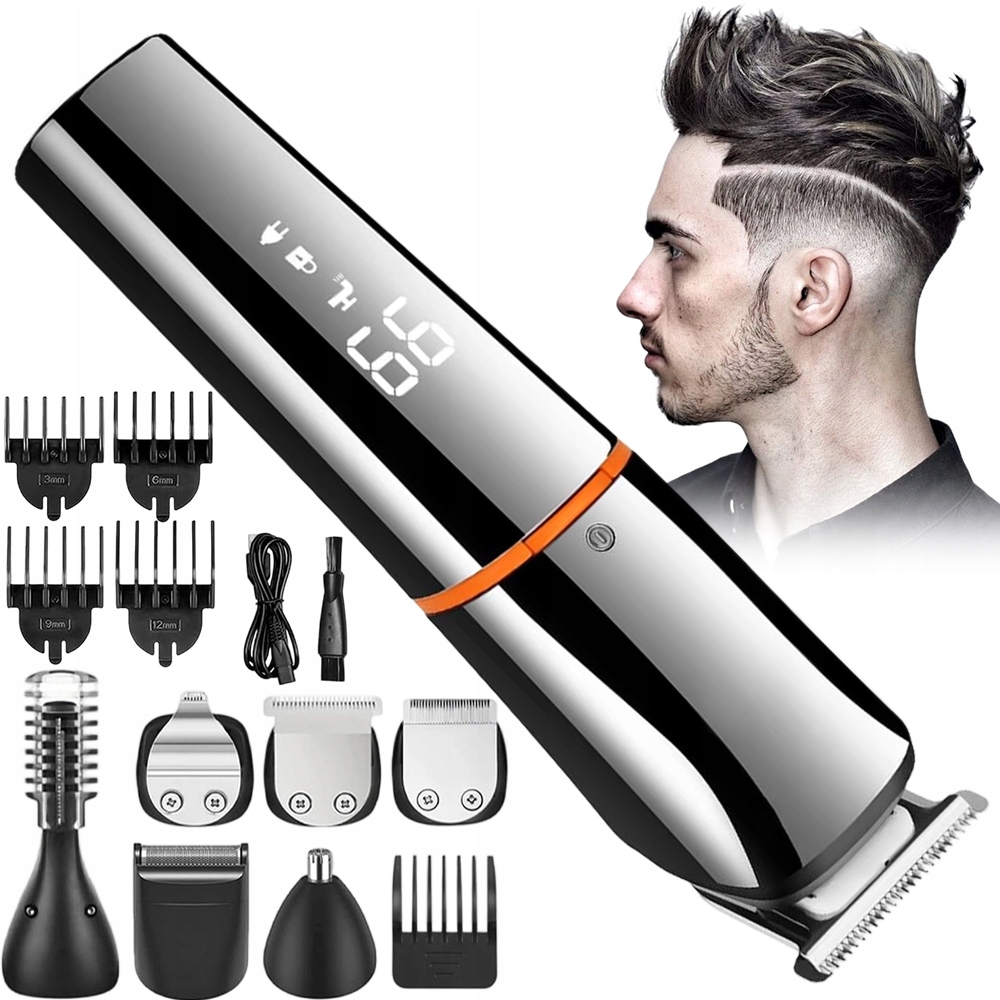 Elektrický Stříhací Strojek Na Vlasy 6v1 Bezdrátový zastřihovač vousů