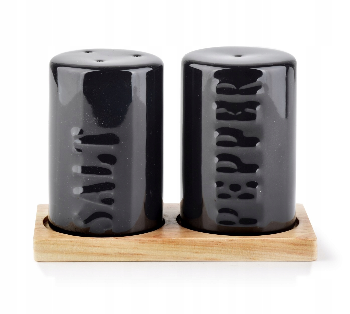 

Zestaw przyprawników Na sól pieprz Do kuchni Czerń