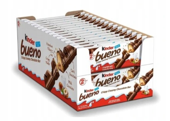 Levně 30 x 43 g Kinder Bueno vaflová tyčinka s náplní Karton