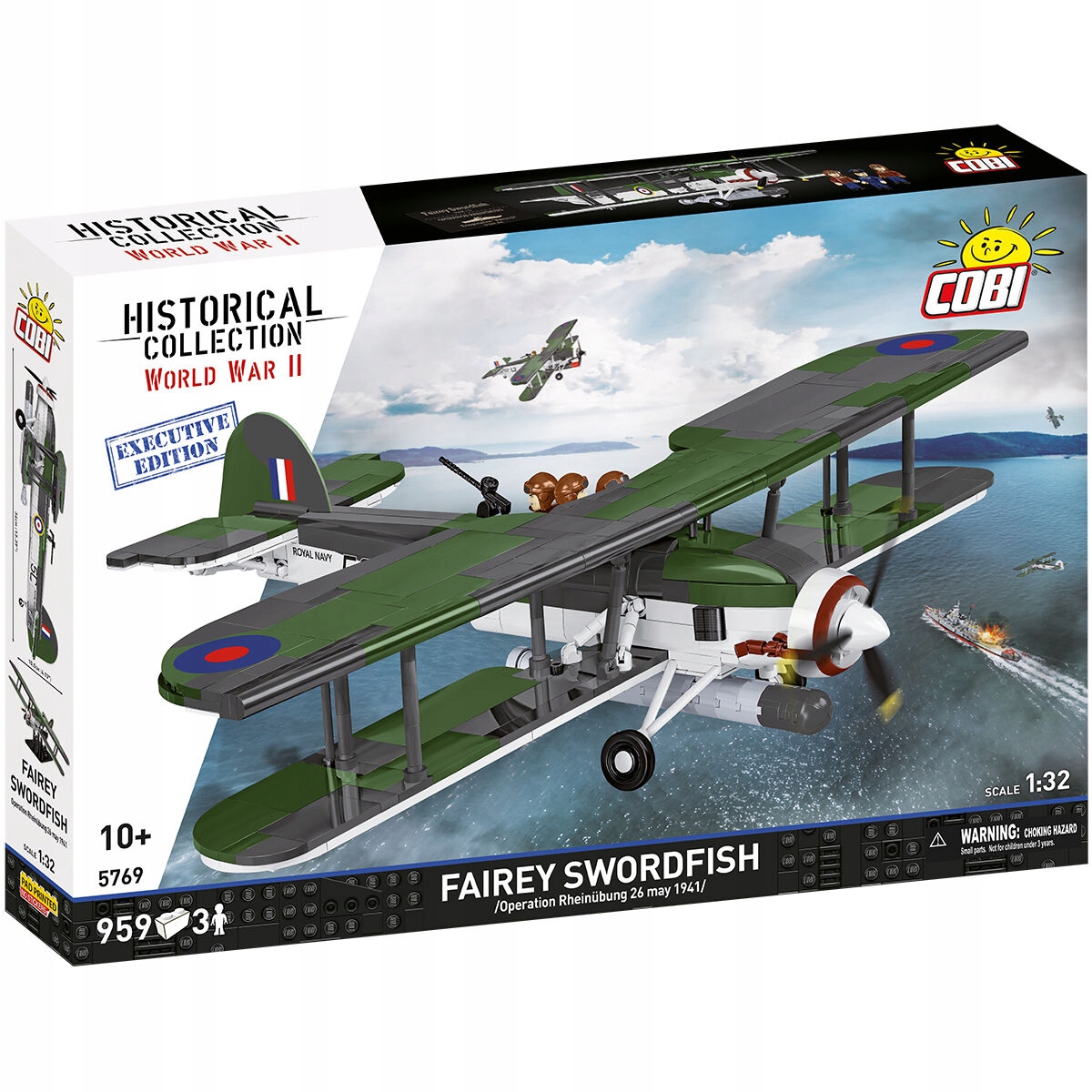 COBI-5769 Historical Collection Wwii Fairey Swordfish (Executive)