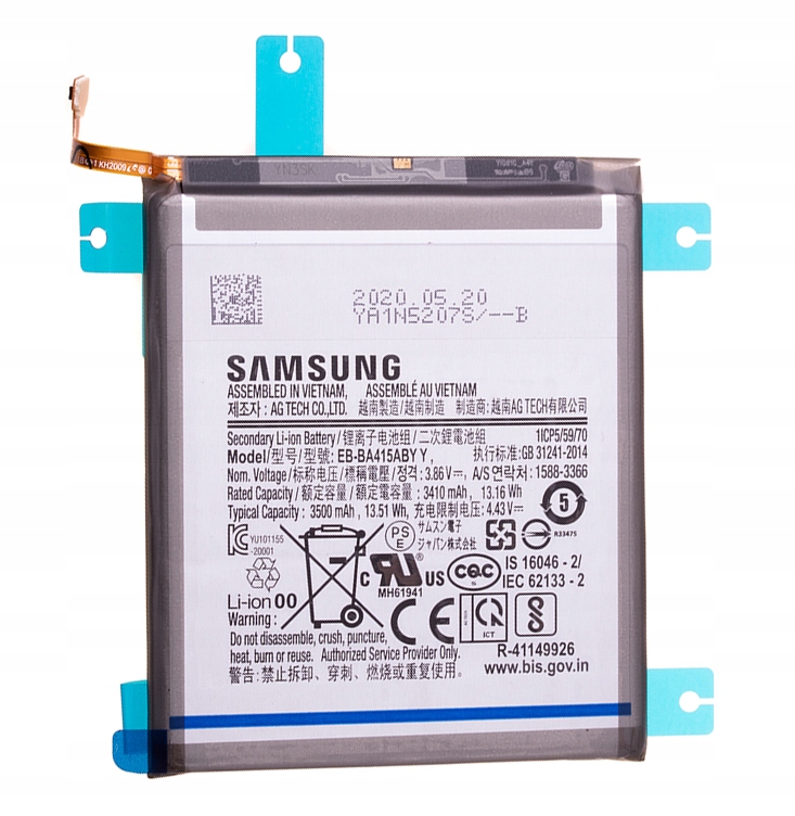 Originální baterie EB-BA415ABY pro Samsung Galaxy A41 SM-A415 Service Pack