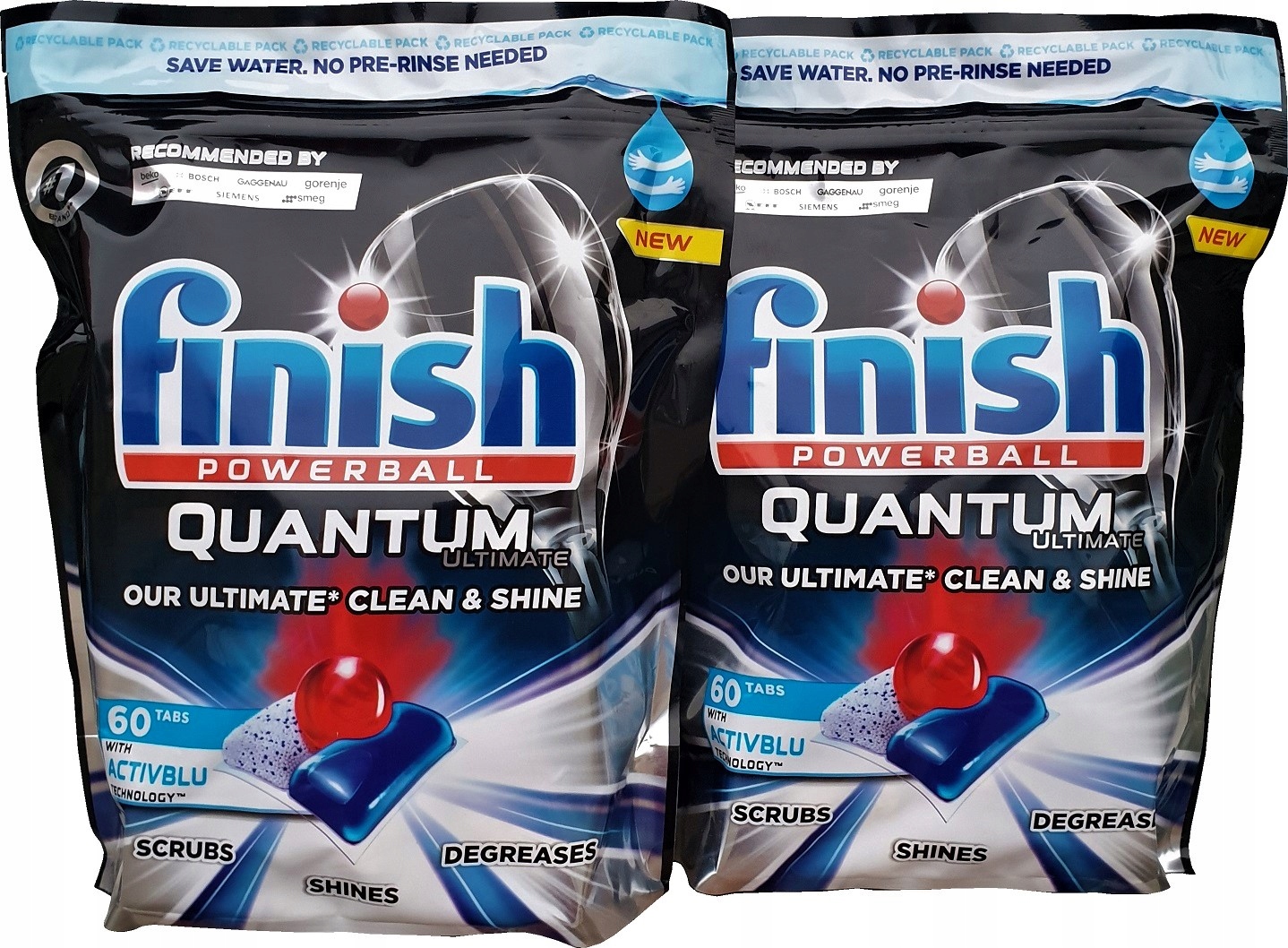 

Tabletk Kostki Finish Quantum Ultimate 2x60=120szt