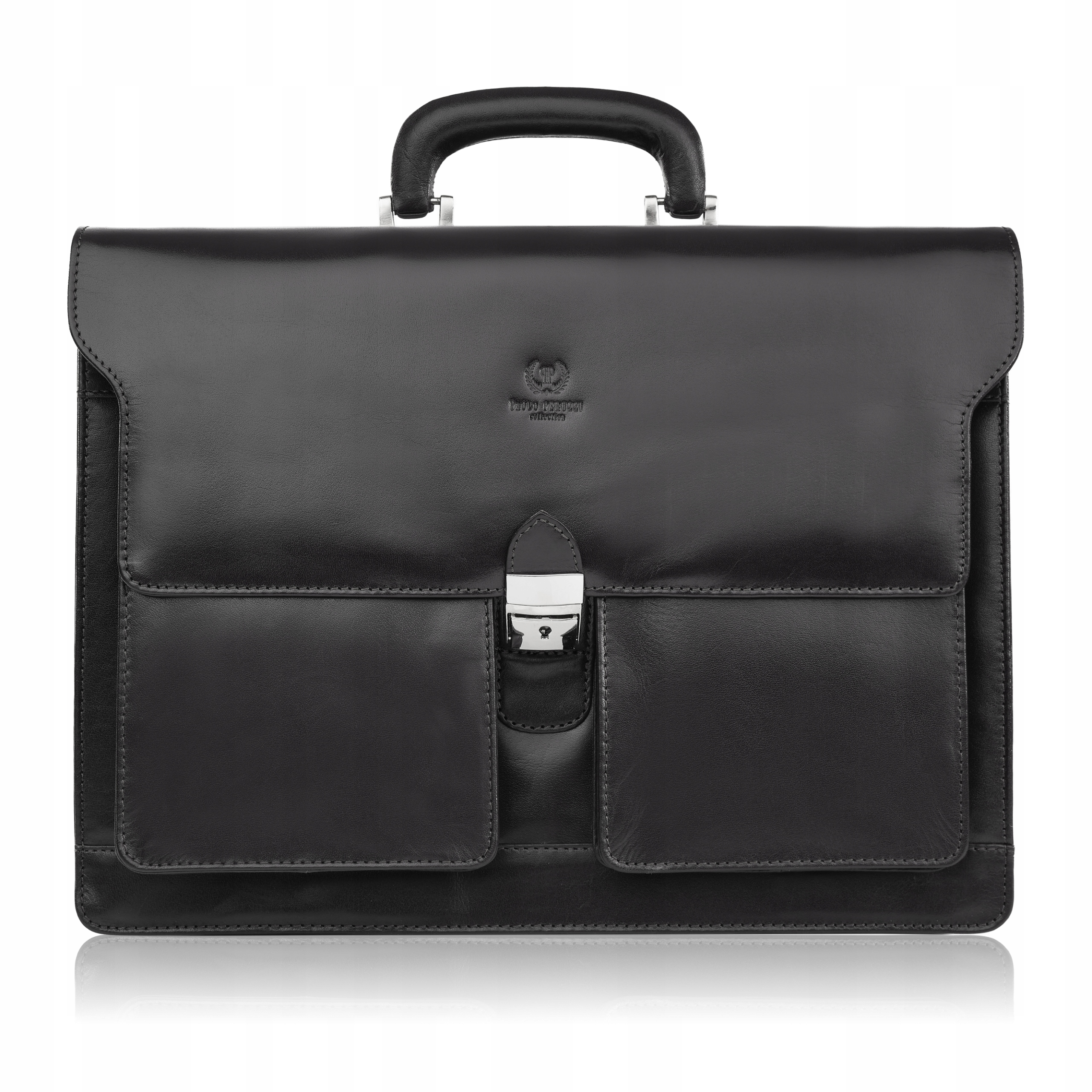 Pánská kožená taška přes rameno do práce, aktovka na dokumenty Paolo Peruzzi