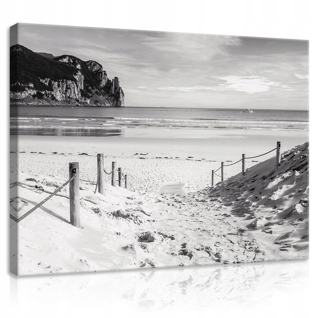 Obraz 80x60 Pláž moře pobřeží klid příroda krajina prostor ticho