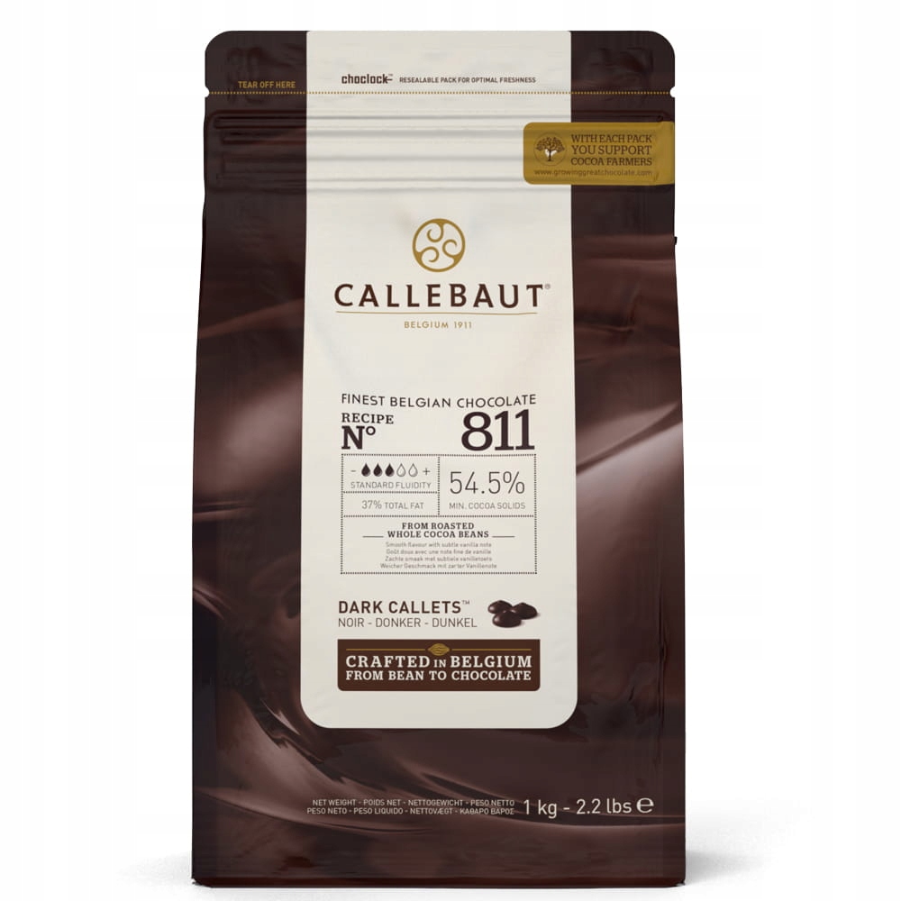 Czekolada deserowa 54,5% Callebaut Receptura 811 1kg