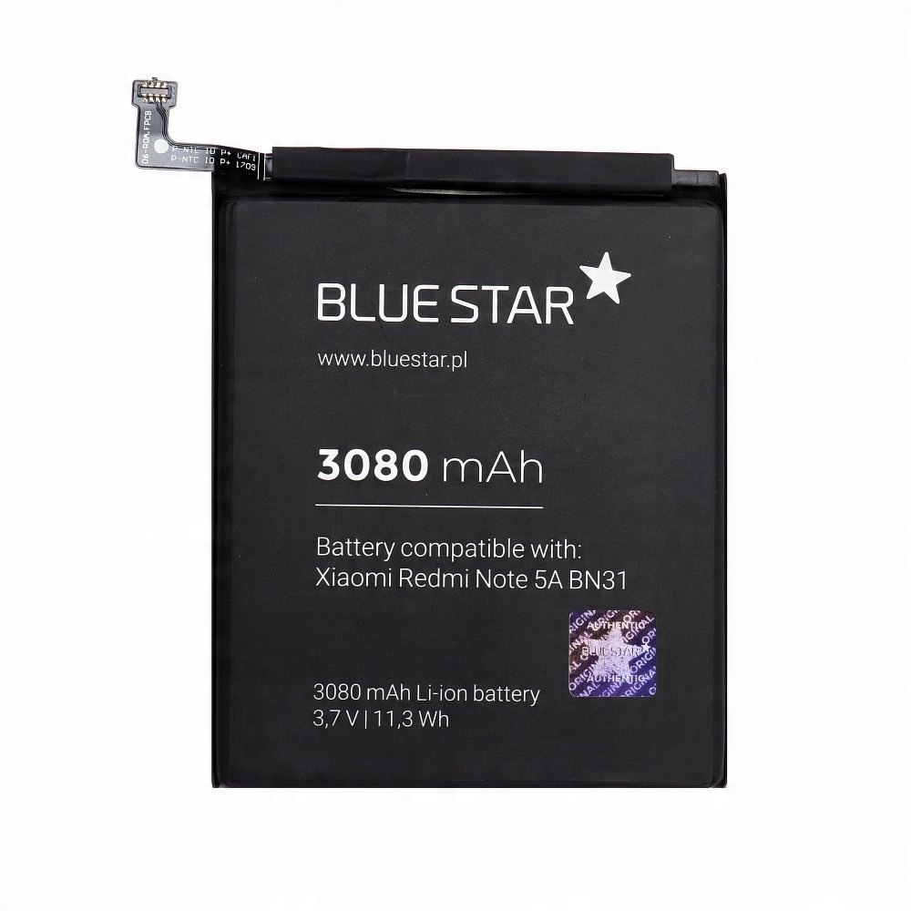 

Bateria do Xiaomi Redmi Note 5A/5X (BN31) 3080 mAh