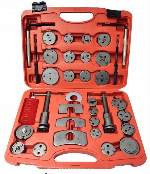 Zestaw do wyciskania tłoczków hamulcowych 35 elementów