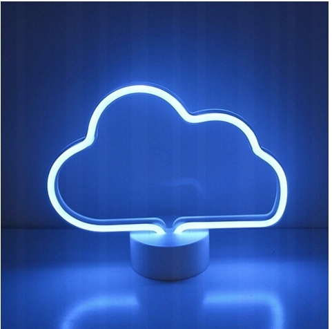 LAMPKA LED NEON-OWA 3D CHMURA NIEBIESKA PREZENT Kod producenta 72d556555566