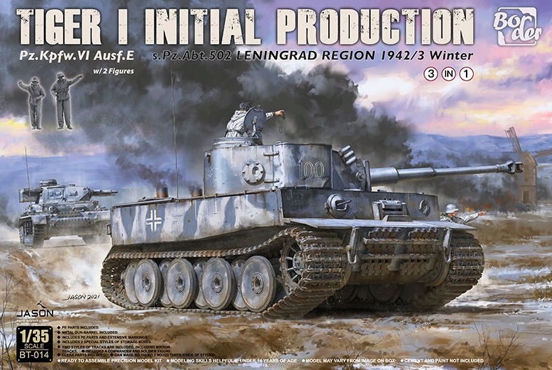 Border Model BT-014 Tiger I Initial Production Pz. Kpfw. VI Ausf. E
