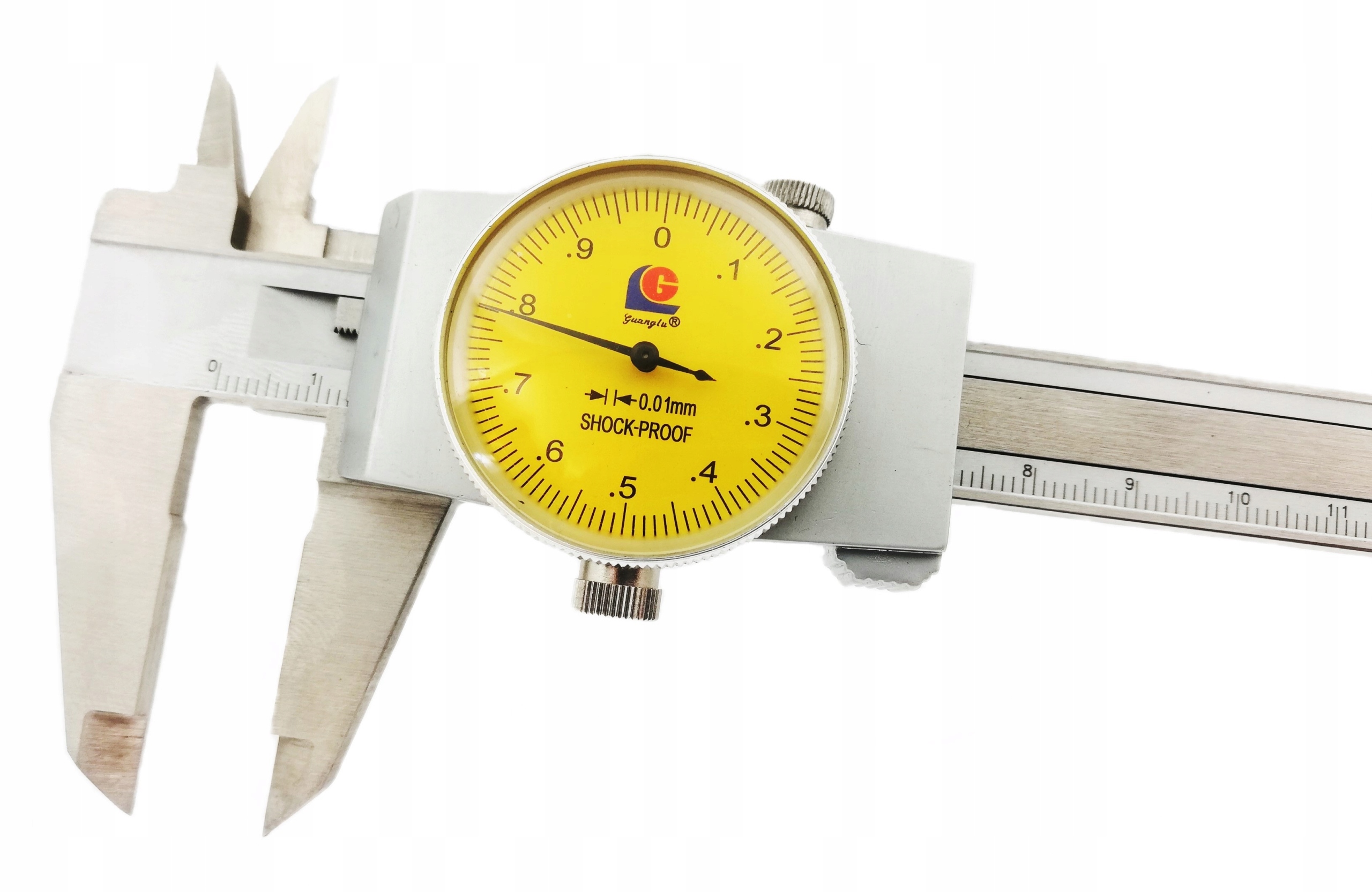 Suwmiarka zegarowa L300 0.01mm Guanglu SHOCK-PROOF