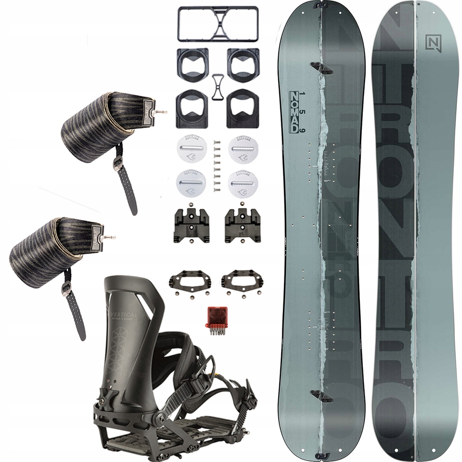 Splitboard NITRO Nomad foki wiązania pucks
