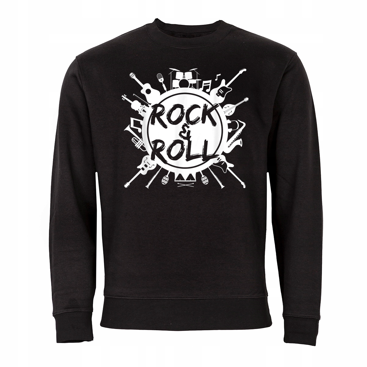 

Czarna Bluza Muzyczna Dla Muzyka Rock And Roll