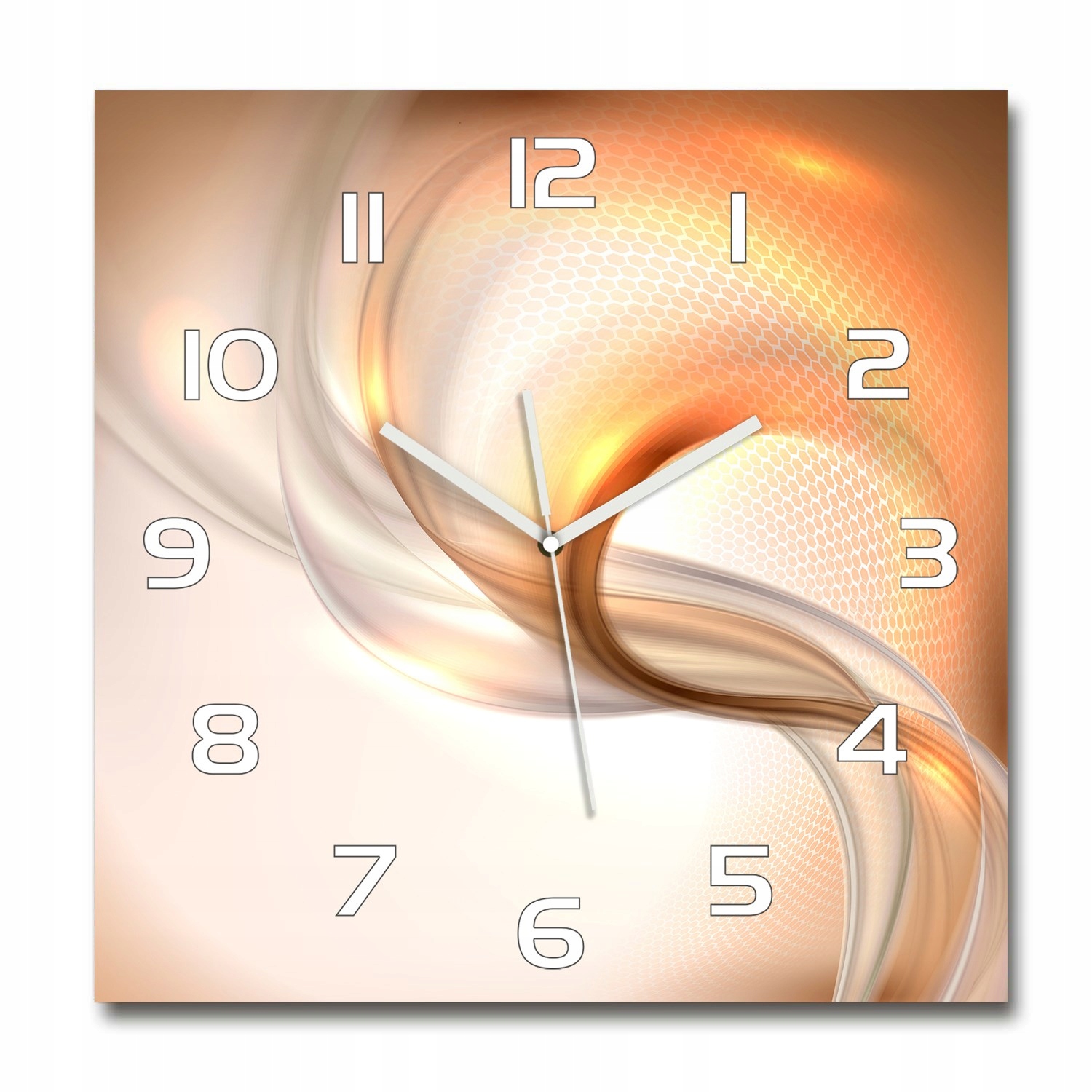 

Duży szklany zegar ścienny Abstrakcyjne tło 60x60